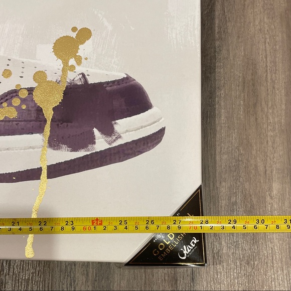 Nike Jordan 1 lakers Oliver Gal Wall Art 20 x 28